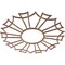 Ekena Millwork Augustus Wood Fretwork Pierced Ceiling Medallion, Walnut, 26"OD x 9 1/8"ID x 1/4"T CMWP26X26X0250AUWA - alternate 2